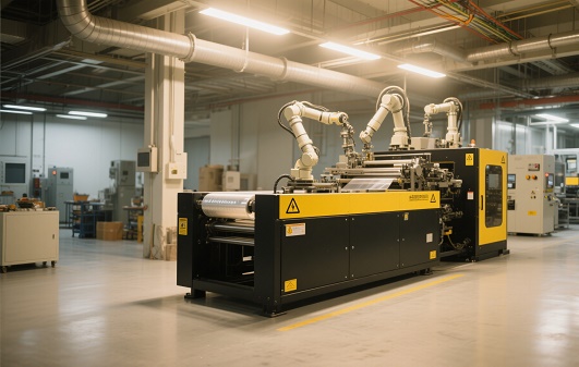 薄膜包裝機械設備運行現場 薄膜包裝機械設備運行現場